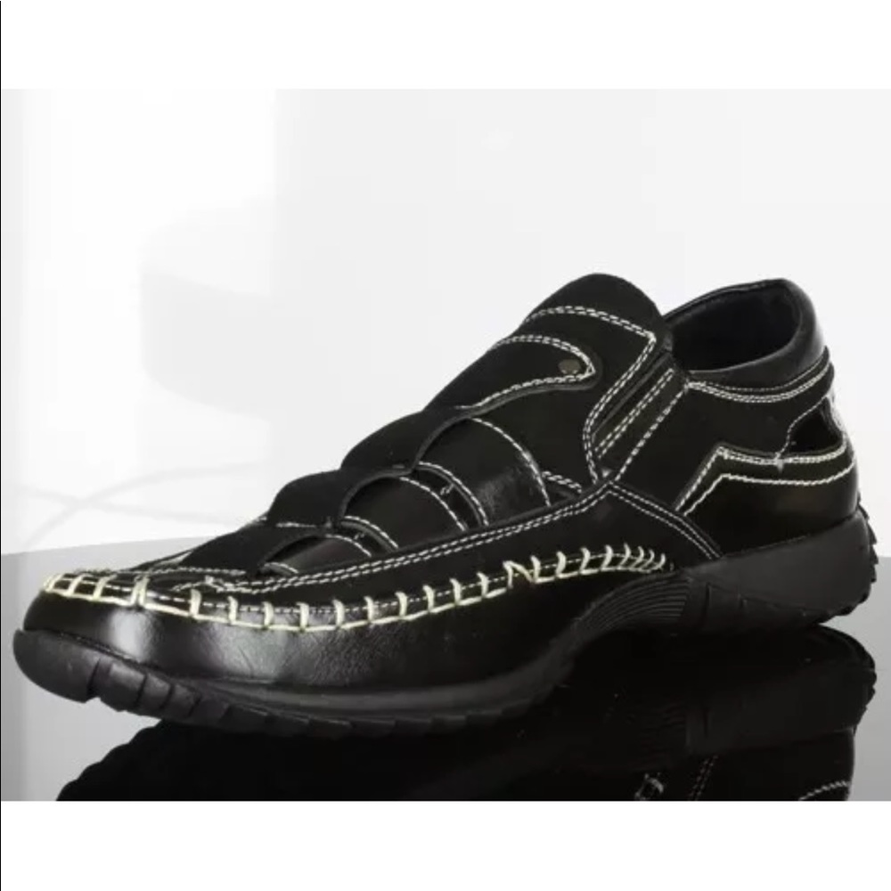 Walgate Dress Shoe SZ 9 Slip on Loafer Black NWB
